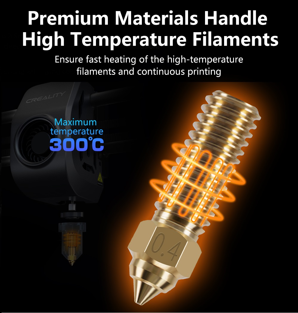 Nozzle For Creality K1 Max End - đánh giá và giá Creality Printer K1